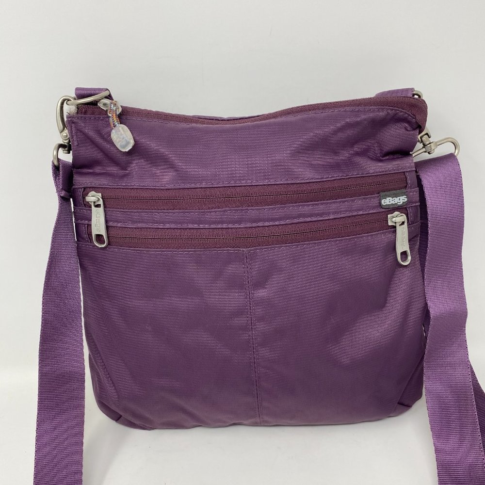 ebags purple Crossbody Shoulder Expandable Bag - Picture 2 of 16
